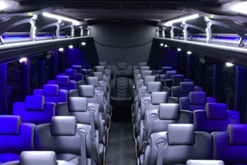 Elizabeth Charter Bus Interior