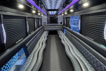 Elizabeth Party Bus Interior
