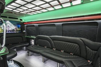 Elizabeth Sprinter Party Bus Interior