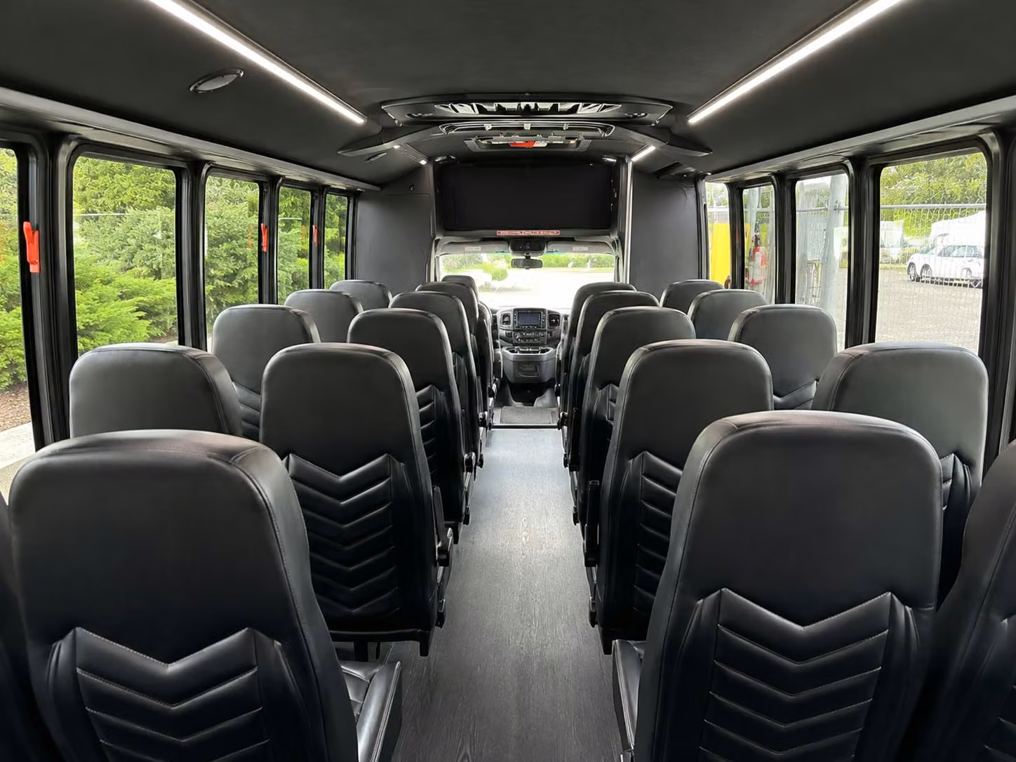 20 passenger minibus interior