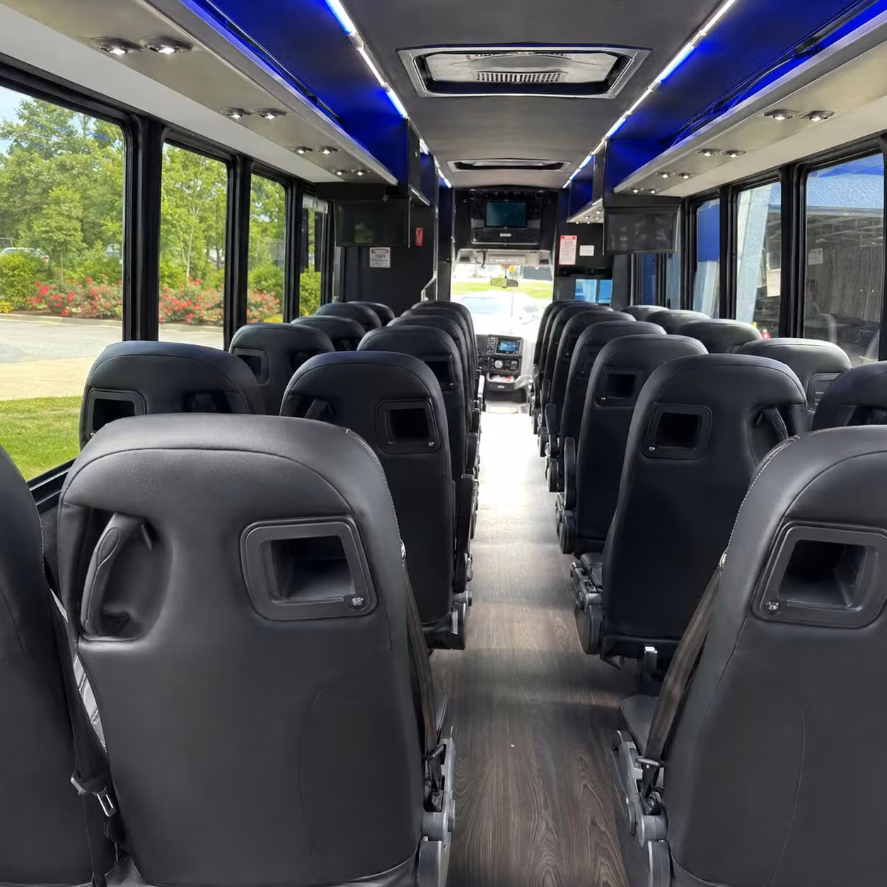 25 passenger minibus inside