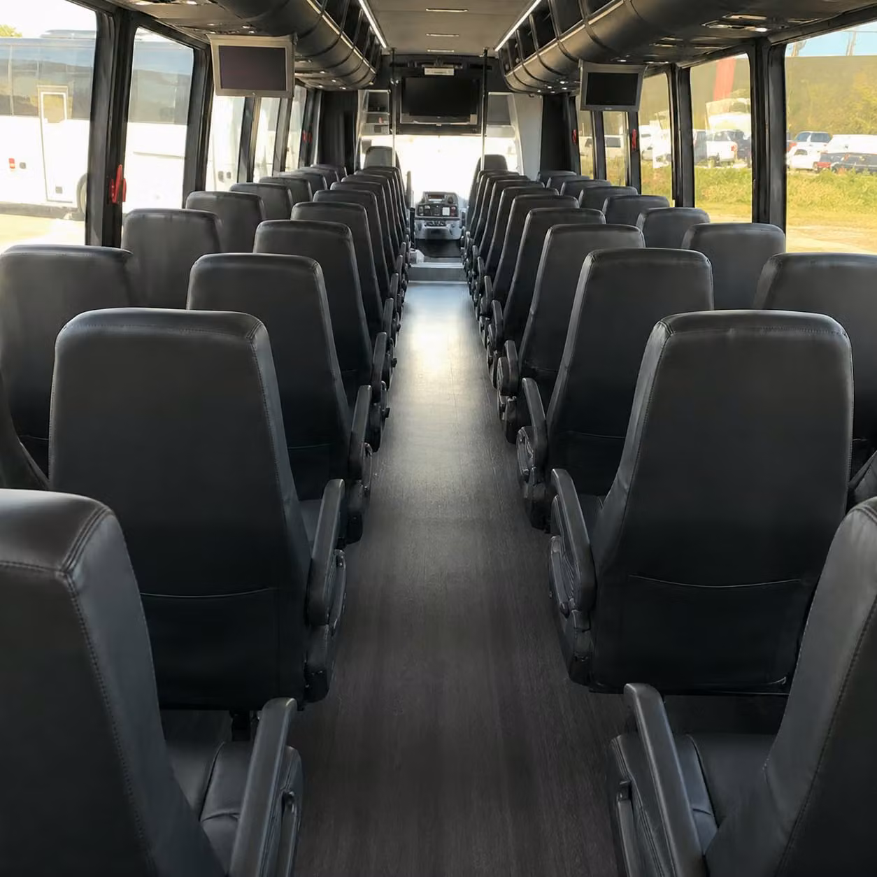 25 passenger minibus interior