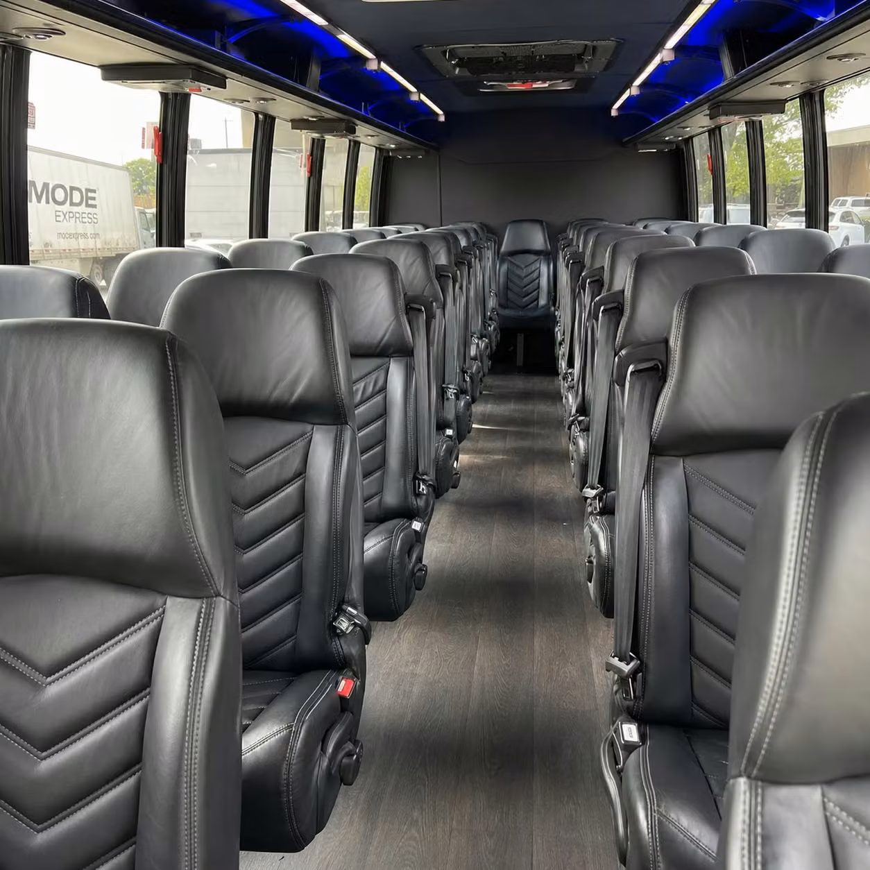 30 passenger minibus inside